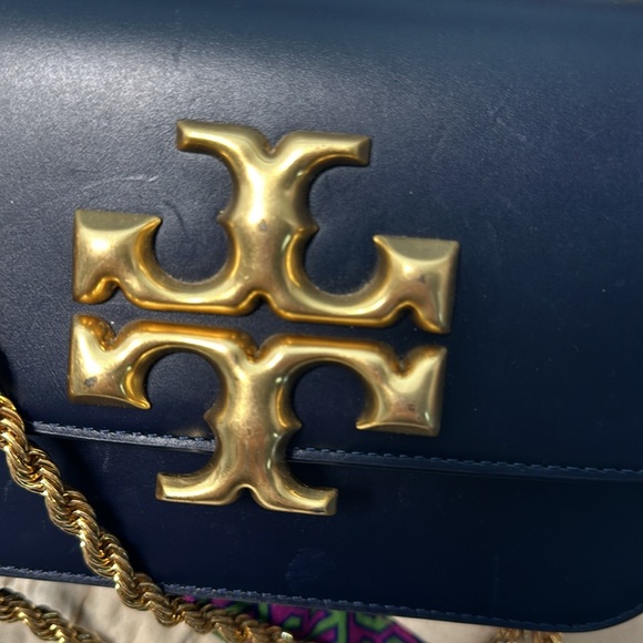 Tory Burch Small Eleanor Convertible Leather Shoulder Bag AUTHENTIC - Picture 8 of 10